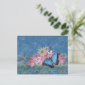 Carte postale magique Morpho (Debout devant)