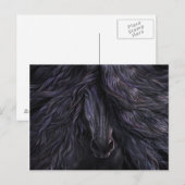 Carte postale magique noire (Devant / Derrière)