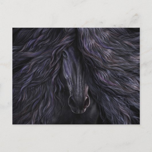 Carte postale magique noire (Devant)