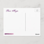 Carte postale magique Paris (Dos)