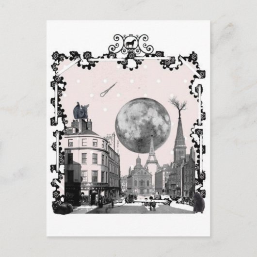 Carte postale magique Paris (Devant)