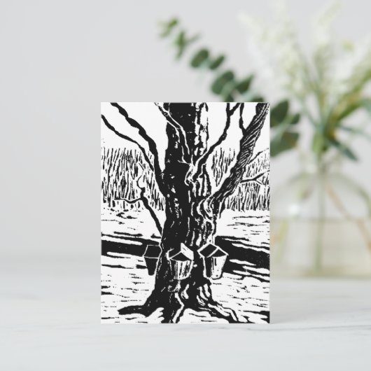 Carte postale magique Springtime (Debout devant)