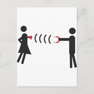 Carte Postale Magnet féminin