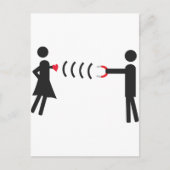 Carte Postale Magnet féminin (Devant)