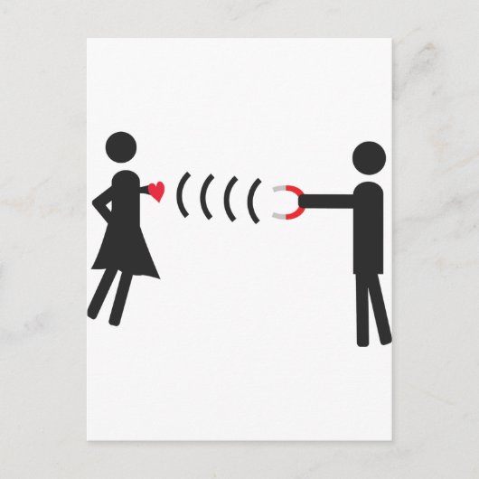 Carte Postale Magnet féminin (Devant)