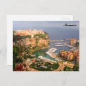 Carte Postale Magnet Monaco (Devant / Derrière)