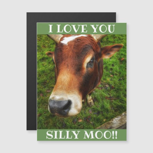 Carte postale magnétique (Devant / Derrière)