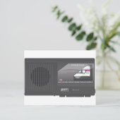 Carte Postale Magnétophone Portable Gadget (Debout devant)