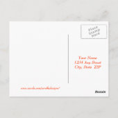 Carte Postale "Magnifica" Honeysuckle (Dos)