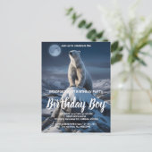 Carte Postale Magnifique Aardvark dans un champ serein (Debout devant)