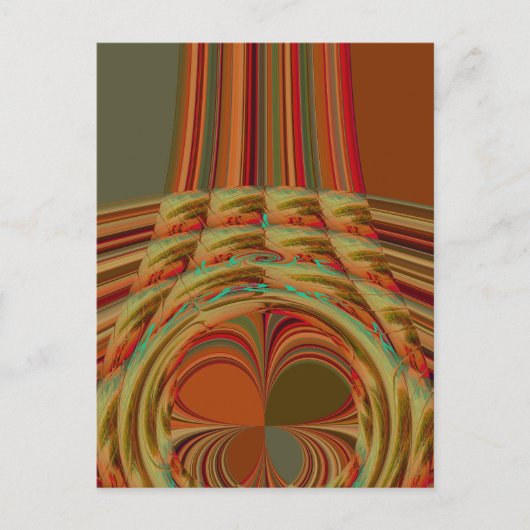 Carte Postale Magnifique Africain traditionnel Golden Brown Moti (Devant)