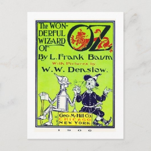Carte Postale Magnifique Assistant D'Oz (Devant)