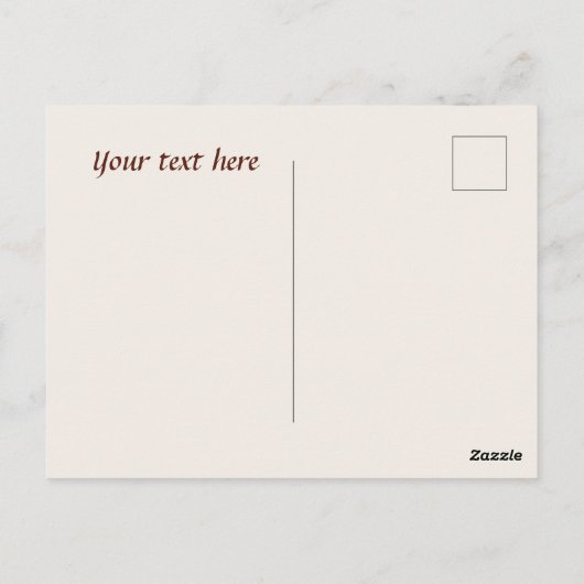 Carte Postale Magnifique café merci aux vendeurs (Dos)