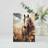 Carte Postale Magnifique Cheval AI Art (Debout devant)