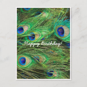 Carte Postale Magnifique paon personnalisable