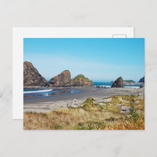 Carte Postale Magnifique paysage côtier de l'Oregon (Devant / Derrière)