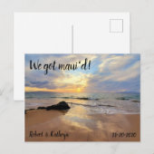 Carte Postale Magnifique plage de Maui Nous avons Maui'd (Devant / Derrière)