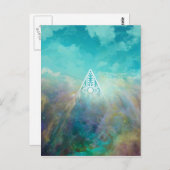 Carte Postale Magnifique triangle Orion nebula "All See eye" (Devant / Derrière)