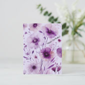 Carte Postale Magnifiques fleurs sauvages JEUHEUX ANNIVERSAIRE (Debout devant)