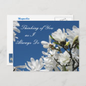 Carte postale Magnolia (Devant / Derrière)