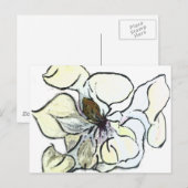 Carte Postale Magnolia (Devant / Derrière)