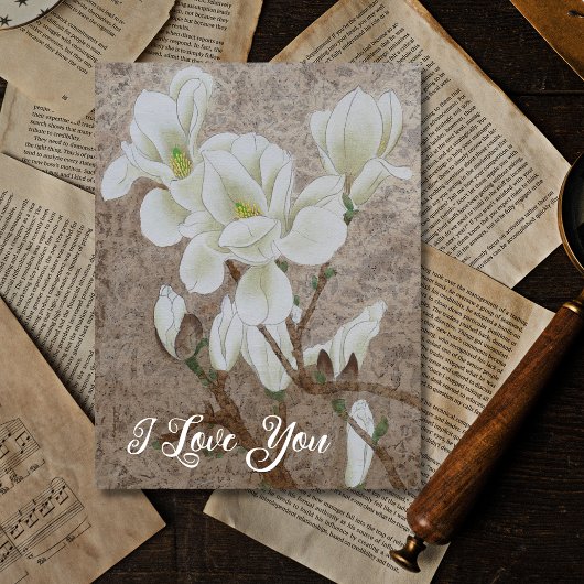 Carte Postale Magnolia blossom