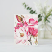 Carte Postale Magnolia de Campbell (Debout devant)