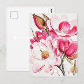 Carte Postale Magnolia de Campbell (Devant / Derrière)