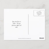 Carte Postale Magnolia Flowers Blue Sky Personalized (Dos)