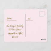 Carte postale Magnolia Pâques (Dos)