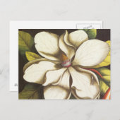 Carte Postale magnolia vintage moderne (Devant / Derrière)