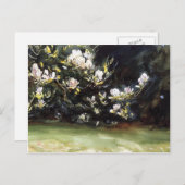 Carte Postale Magnolias par John Singer Sargent (Devant / Derrière)