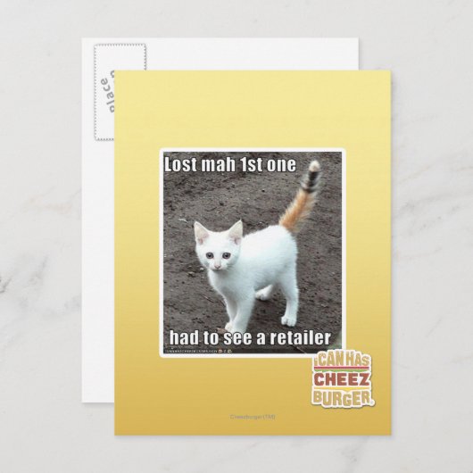 Carte Postale Mah 1er perdu (Devant / Derrière)