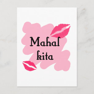 Carte Postale MAHAL KITA - Tagalog Je vous aime