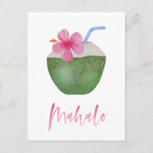 Carte Postale Mahalo Hawaii Destination Resort Merci de douche