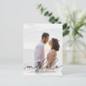 Carte Postale Mahalo | Merci photo Mariage (Debout devant)