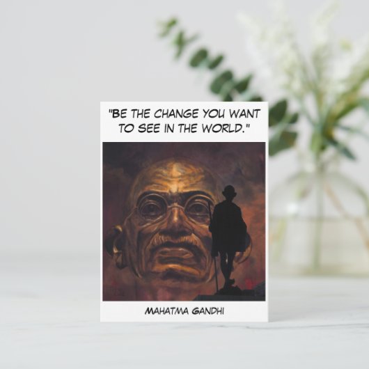 Carte Postale Mahatma (Debout devant)