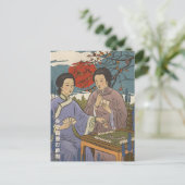 Carte Postale Mahjong (Debout devant)