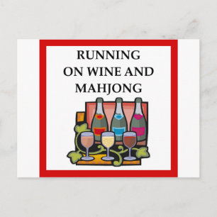 CARTE POSTALE MAHJONG