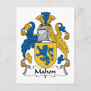 Carte Postale Mahon Family Crest