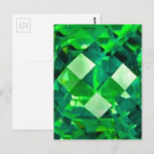 Carte Postale mai EMERALD BIRTHSTONE GEM (Devant / Derrière)