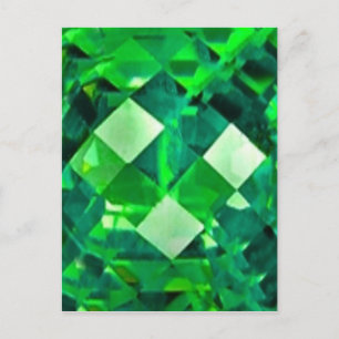 Carte Postale mai EMERALD BIRTHSTONE GEM
