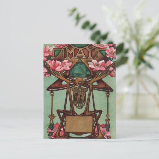 Carte Postale Mai - Gémeaux (Debout devant)