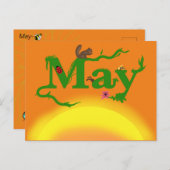 Carte Postale MAI MOIS PRINTEMPS par Slipperywindow (Devant / Derrière)