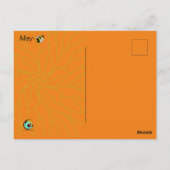 Carte Postale MAI MOIS PRINTEMPS par Slipperywindow (Dos)