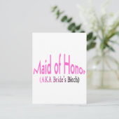 Carte Postale Maid Of Honor (Debout devant)