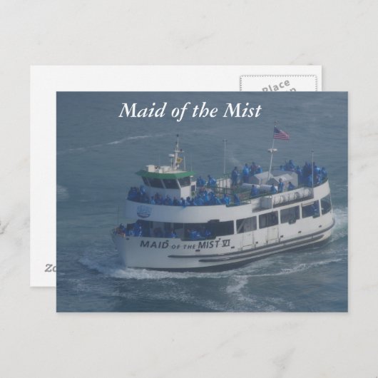 Carte Postale Maid of the fuck on the Niagara (Devant / Derrière)