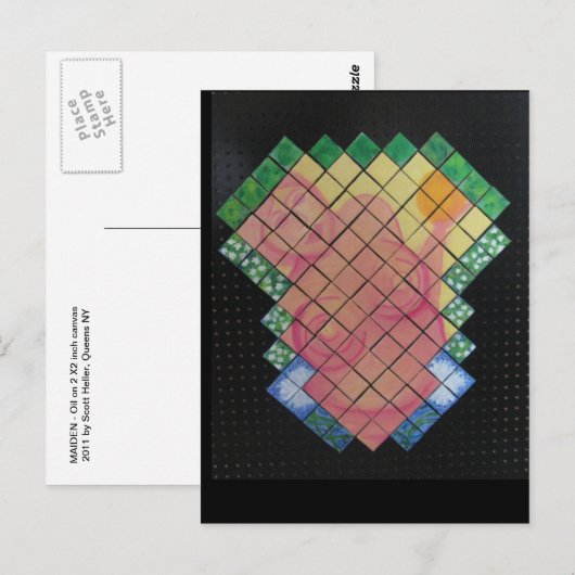 Carte Postale Maiden (Devant / Derrière)