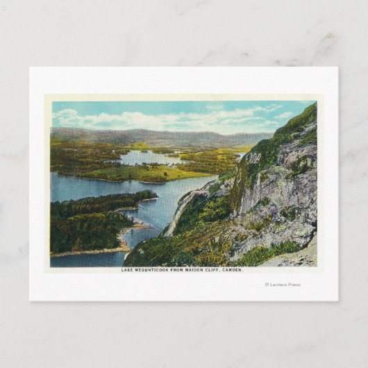 Carte Postale Maiden Cliff Vue du lac Megunticook (Devant)
