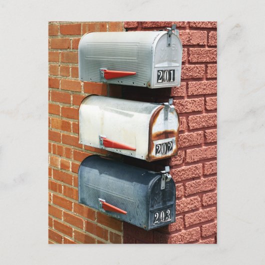 CARTE POSTALE MAIL BOX POST BOX POSTCROSSING (Devant)